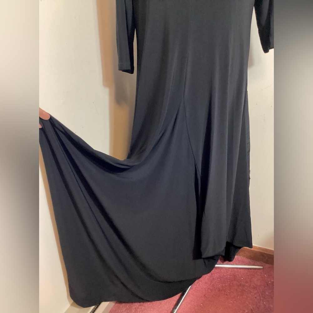 Joseph Ribkoff Lagenlook Black Dress Style 233110 Size 16 - Picture 14 of 16